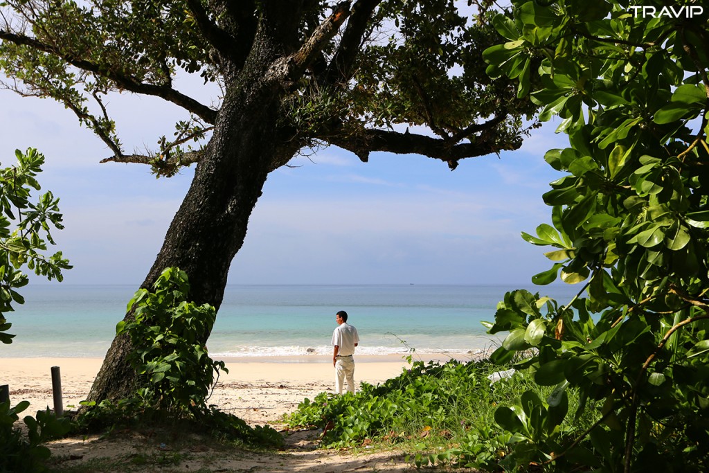 Một bãi biển hoang vắng ở đảo Mahé