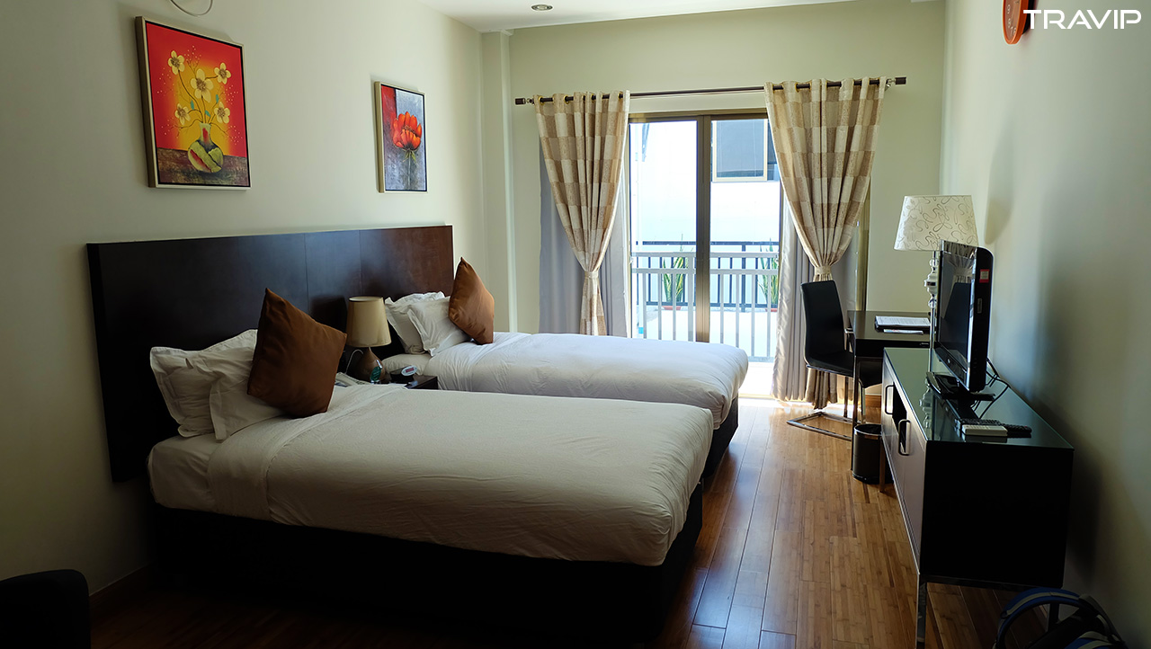 Phòng ở khách sạn Timor Plaza.