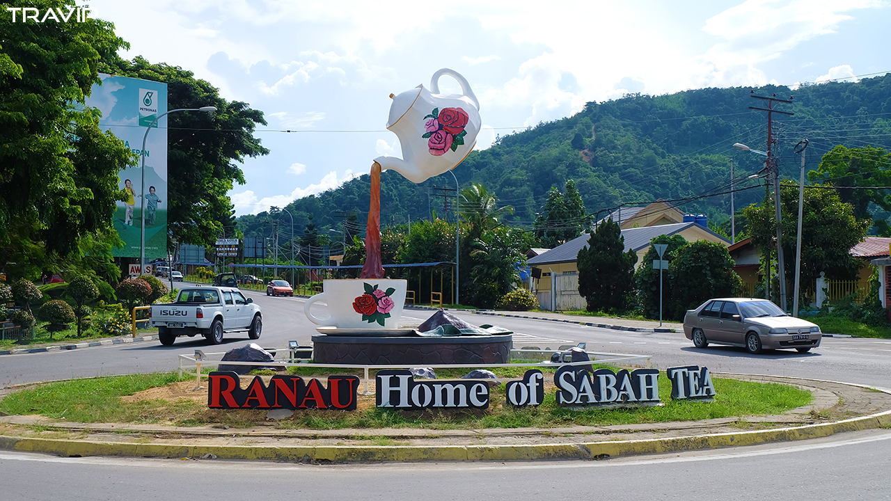 Một góc Ranau, nơi được coi là thủ phủ trà của Sabah.